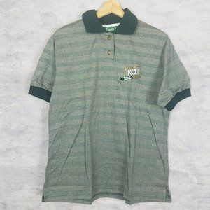 Large Vintage Team Kool Green Polo